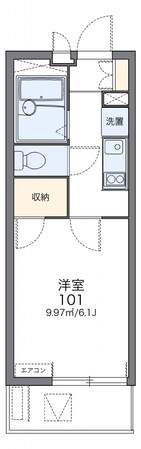 レオパレス元住吉桜下の物件間取画像